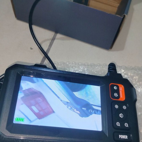Endoscopic camera new with dual HD lens and 4.3-inch screen