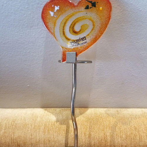 Handmade candlestick like new, height 25 cm