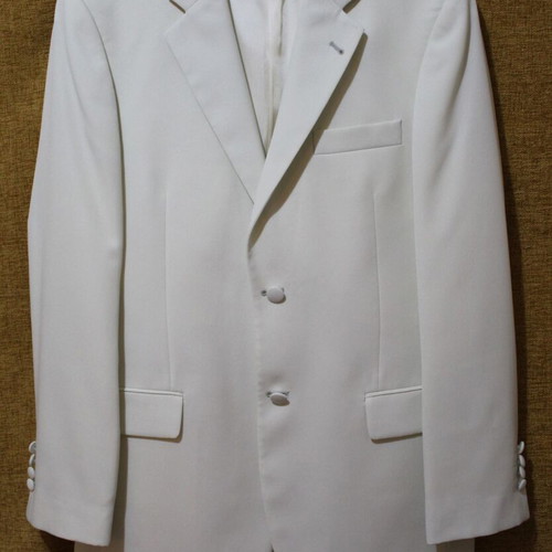 Men's summer wedding suit Zero like new, size M, white