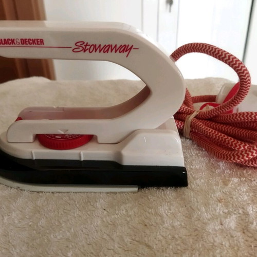 Black Decker travel iron used, model SW 100
