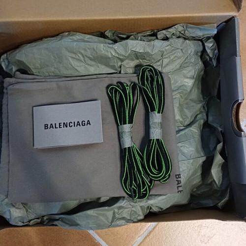 Balenciaga Track sneakers, green and black, size 38 EU