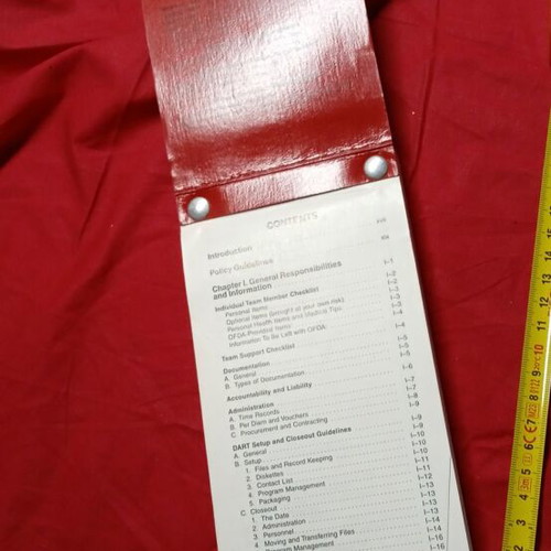 Disaster Response Guide like new American book