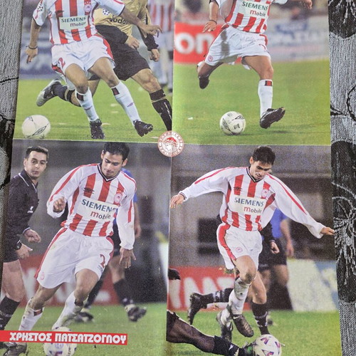 Olympiacos posters like new, pack of 3 with Patsatzoglou and Raul Bravo