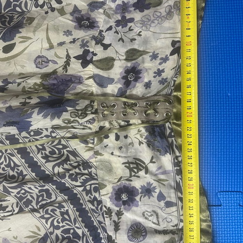 Extyn Italia Y2K Corset Paisley Boho Mini Skirt Size S like new