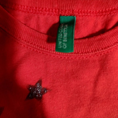 Benetton blouses used, pack of 2, 2-3 years, red like new