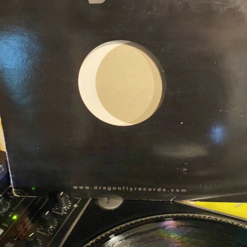 Psychedelic trance record used, electronic genre