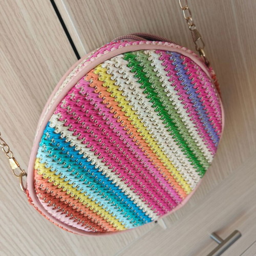 Shoulder bag new with gold strap