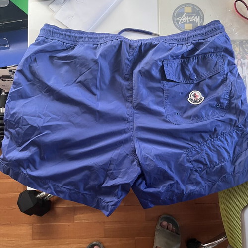 Moncler swim shorts, size large, with bag