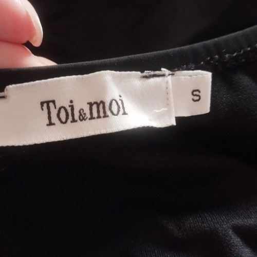 Toi & Moi black one-shoulder swimsuit like new, size XS