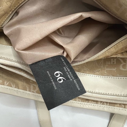 Lamarthe beige cloth/leather handbag used