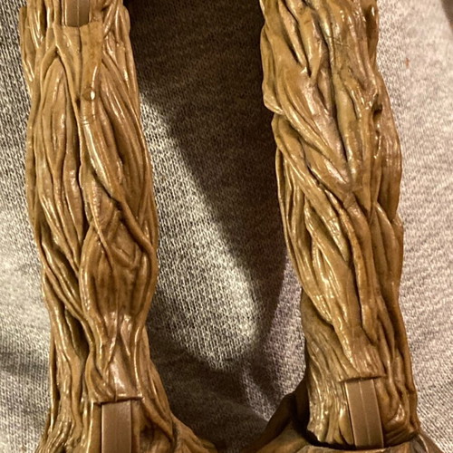 Marvel Legends Evolution of Groot figure like new with baby Groot in pot