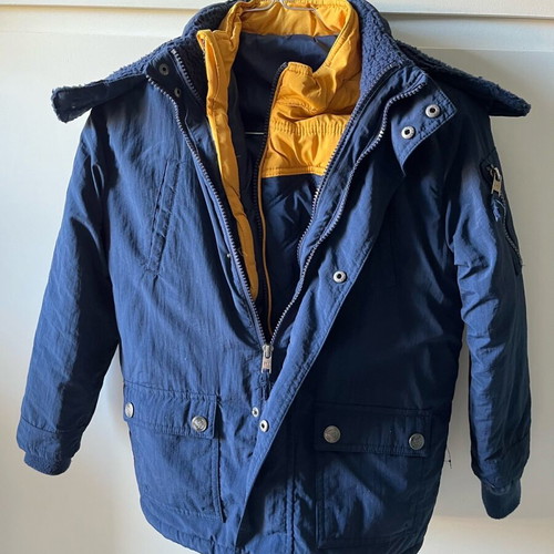 Orchestra jacket for boys with inner sleeveless vest used, 8 years, blue