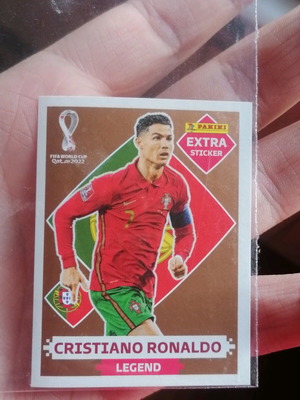 Cristiano Ronaldo World Cup 2022 bronze sticker like new