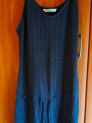 Harmony beach dress dark blue, never worn, size M