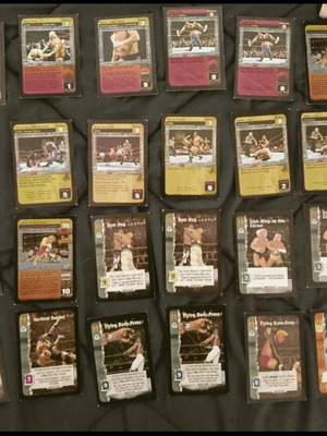 WWE cards used, collectible