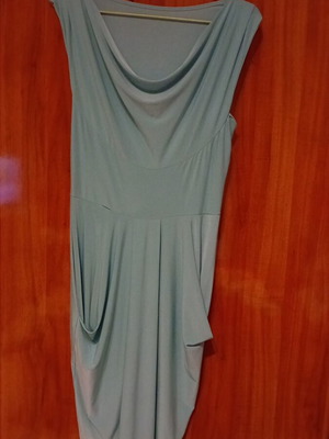 Summer dress size M with turquoise pouch like new