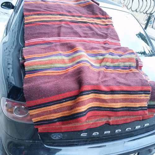 Wool runner used 70 centimeters by 5 meters