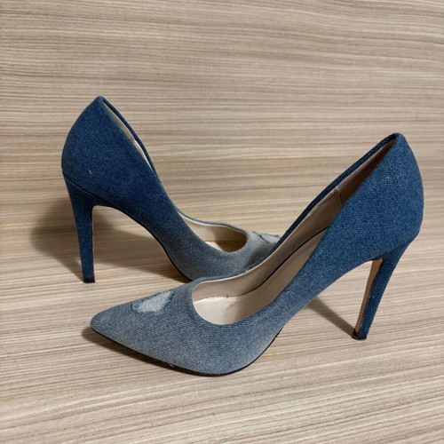 Jeans heels like new, size 37, worn once