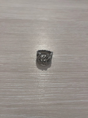 Just Cavalli stainless steel ring used, silver, size 55