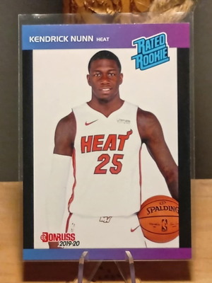 Kendrick Nunn Rated Rookie Card 2019-20 Panini Donruss like new