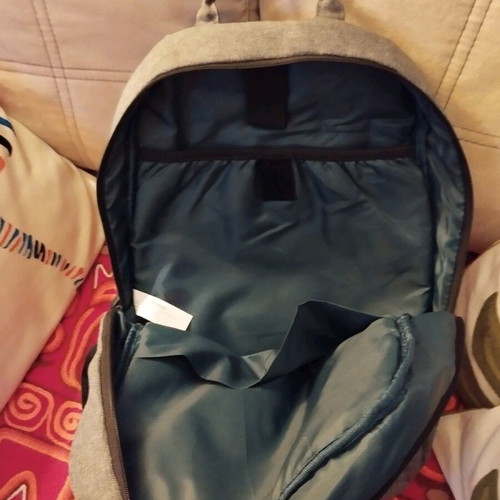Lenovo laptop backpack unisex like new, gray