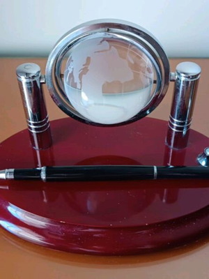 Vintage desk decoration used