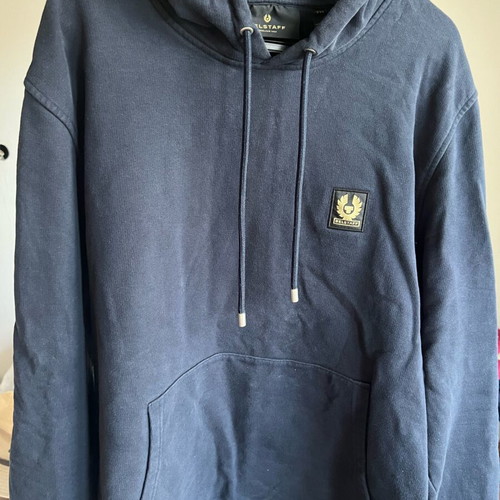 Belstaff hoodie used, cotton, navy, size XXL