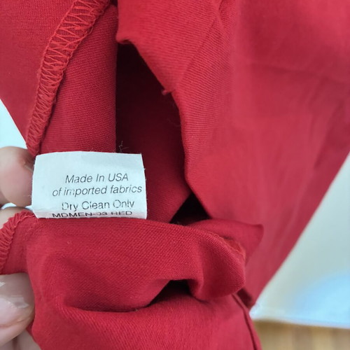 Stop Staring! Vintage Style 50s Wiggle Dress Red Vixen Pinup Rockabilly XS