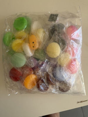 Squishy super mini set, 36 pieces, assorted colors