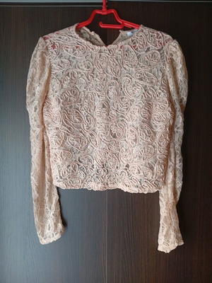Zara women's blouse new, beige, size L