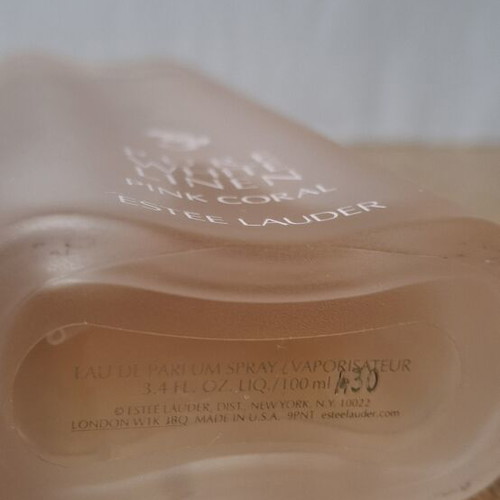 Pure White Linen Pink Coral Estee Lauder Eau de Parfum 100ml like new tester