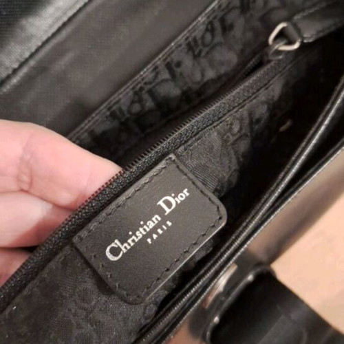 Christian Dior Hardcore bag used, black with strass