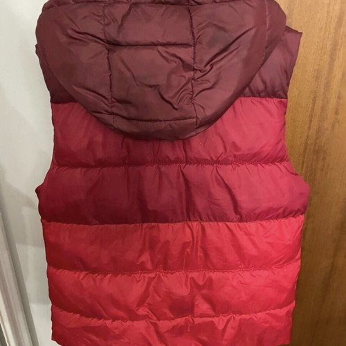 Zara Sleeveless Jacket With Hood Red Like New For 9-10 Years