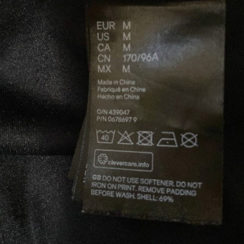 H&M sports bra medium dark gray like new with padding