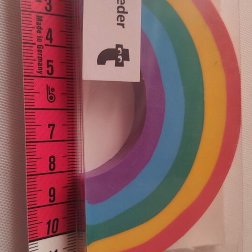 Big rainbow eraser new in original packaging