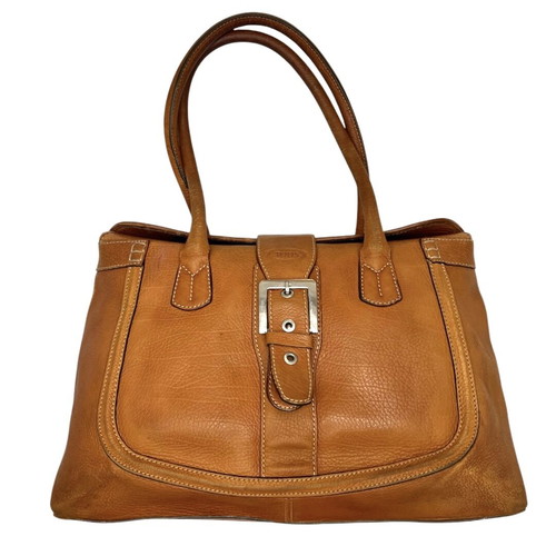 Tod's brown leather shoulder bag