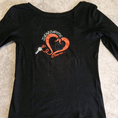 Denny Rose cotton blouse with 3/4 sleeve like new