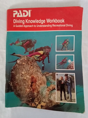 PADI Diving Knowledge Workbook 1993 μεταχειρισμένο