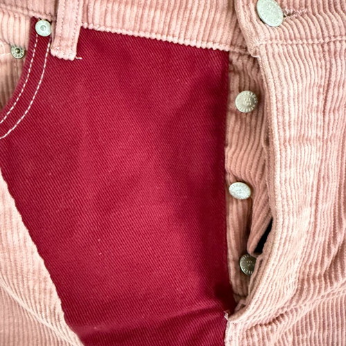 Mini skirt Pull & Bear like new, patchwork red and pink
