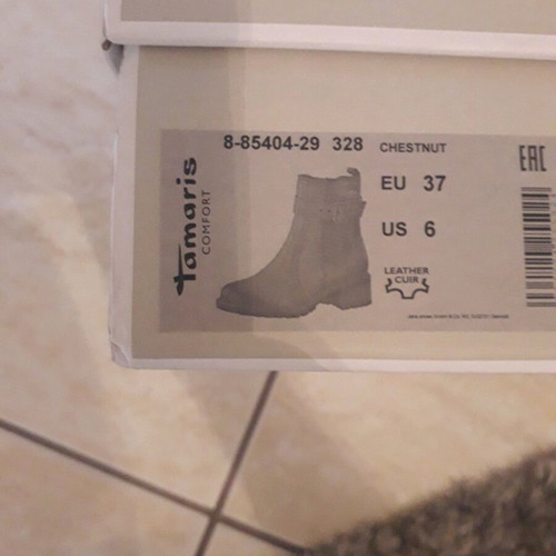 Μποτάκια Tamaris comfort καφέ μέγεθος 37 σαν καινούργια