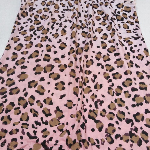 Bershka Halterneck Blouse Animal Print Like New, Beige Brown