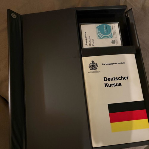 Linguaphone collectible German language learning set used with cassettes