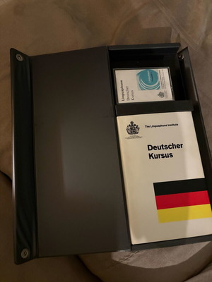 Linguaphone collectible German language learning set used with cassettes