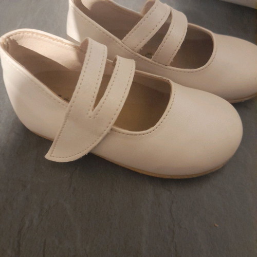 Ballerina shoes no21 anatomical with leather and soft sole, ideal for baptism