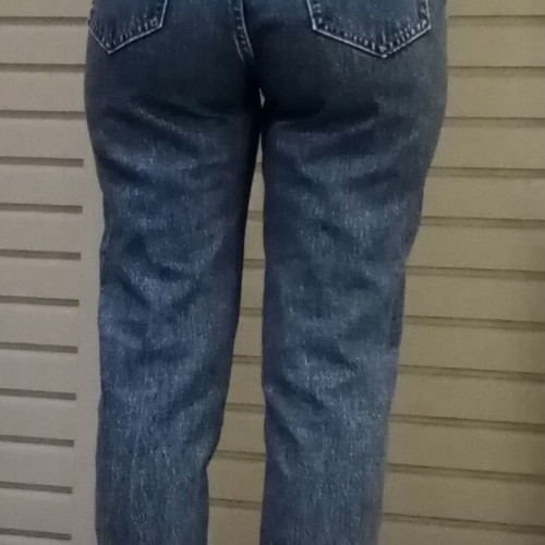 Pull & Bear high-waisted cotton denim jeans size S new, faded blue