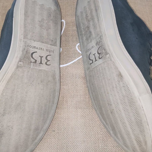 John Varvatos shoes like new, size 42.5-43, white and blue
