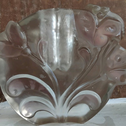Vintage glass vase Walther like new for 2 flowers
