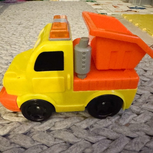 Toy bulldozer car used in very good condition
