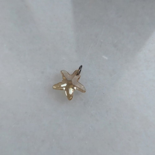 Swarovski pendant like new, beige without chain