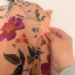 Maxi floral dress Oysho σαν καινούργιο, πολύχρωμο, one size